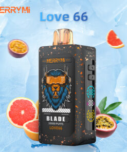 Direct B2B trade purchase for MerryMi Blade 30000 Puffs Love 66 10-pack commercial cartons