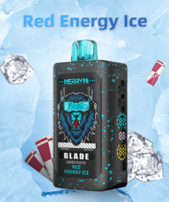 B2B commercial allocation for MerryMi Blade 30000 Puffs Red Energy Ice 10-pack retailer display boxes