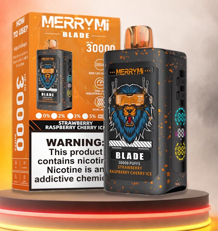 buy-bulk-merrymi-blade-30k-orange-dragon-box.jpg Order MerryMi Blade 30000 Puffs Orange Dragon 10-pack display box wholesale price Europe distributor